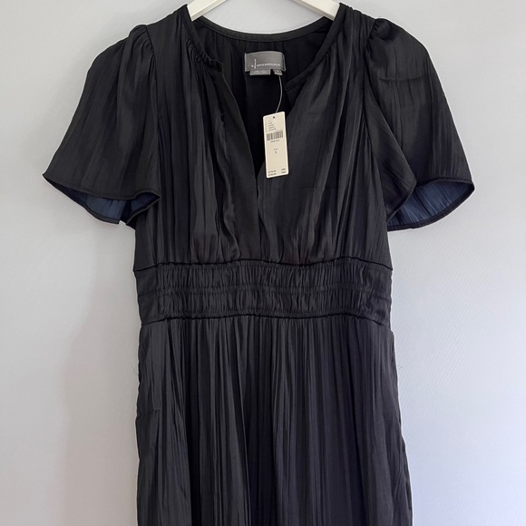 NWT Anthropologie The Somerset Silky Maxi Dress in Black size S - Picture 11 of 16